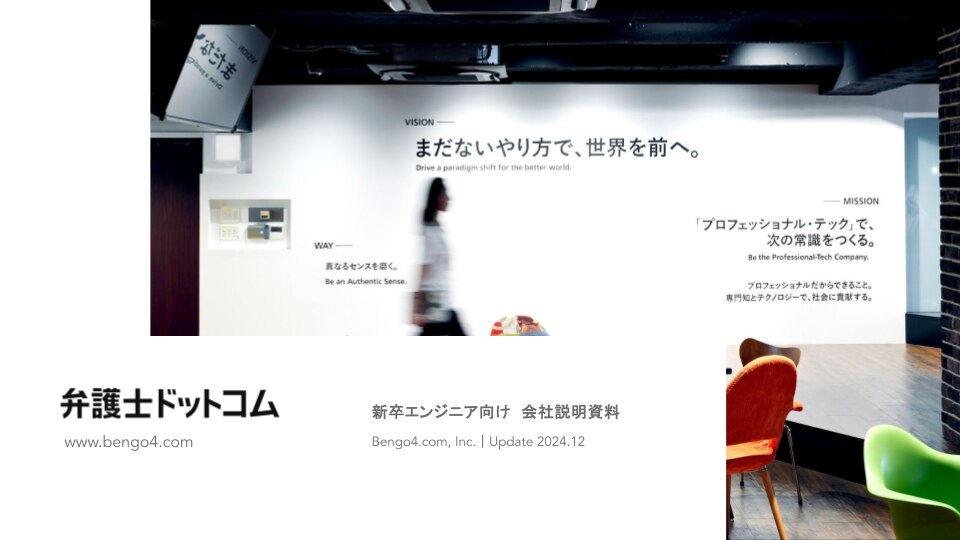 新卒エンジニア向け会社紹介資料